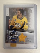 2020 Upper Deck SP Game Used NHL All-Star Skills Fabrics Roman Josi #ASV-RJ 04f2