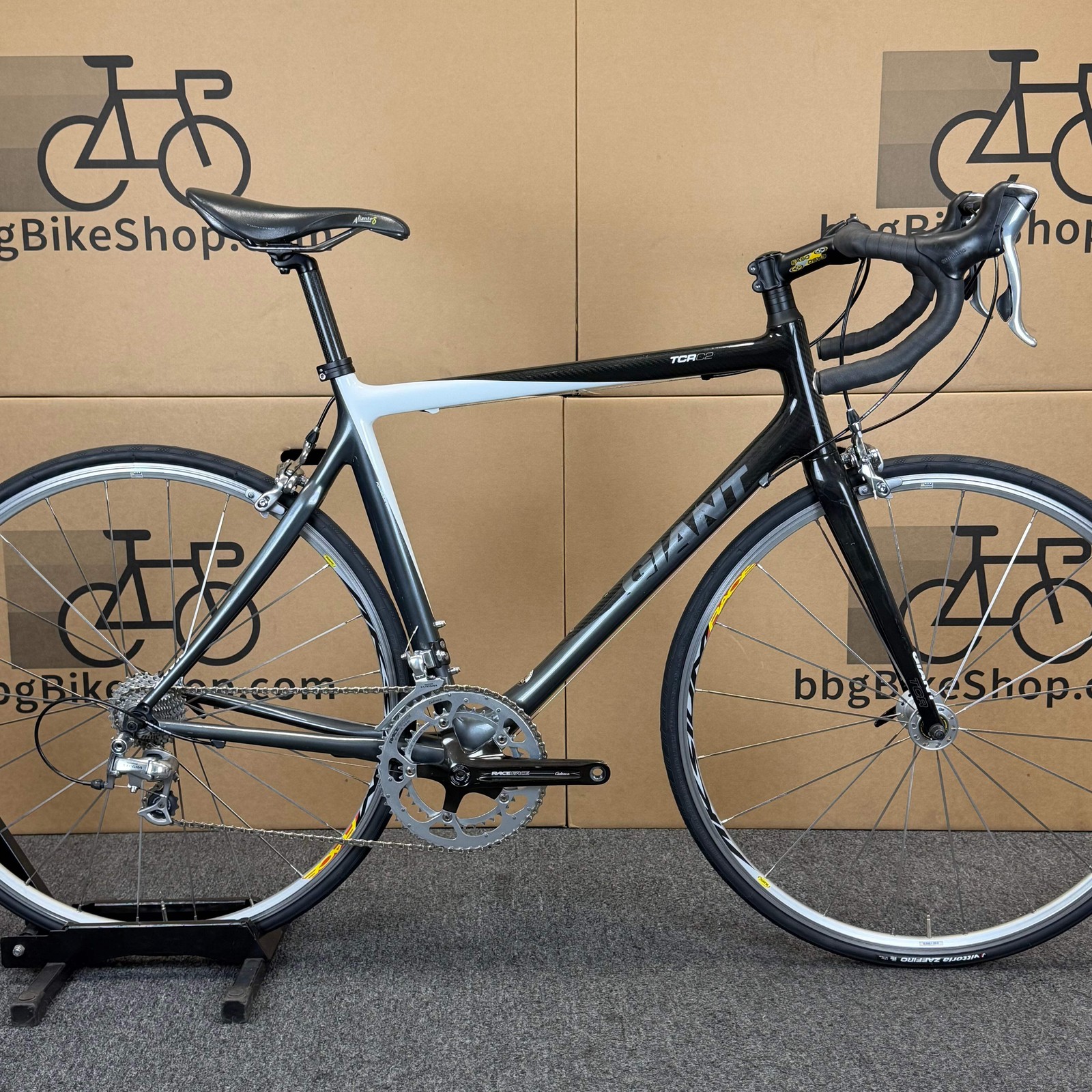 Used Giant TCR C2, Carbon Fiber Road Bike-2007, 56cm