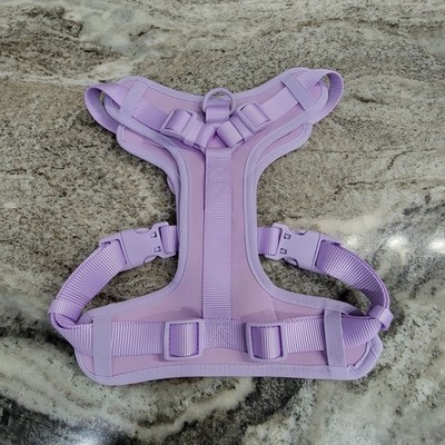 Vibrant Life Lavender Dog Harness Large Adjustable Neoprene Comfort Control