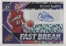 2018-19 Panini Donruss Optic Fast Break Signatures Brent Barry #FB-BBY Auto 1b8