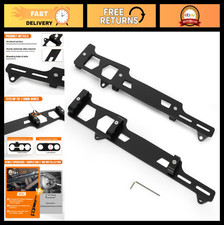 Spark Plug Wire Looms Holders Brackets 4 Wire For Chevy Sbc Engine - Black
