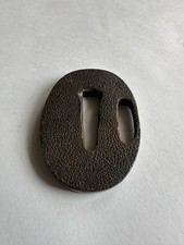 Unknown Copper Tsuba 26A61 Japanese Antique Sword Fittings Collectible Rare