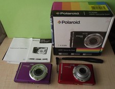 Polaroid IX 828N x 2 - Red / Purple 20MP Digital Camera Battery Spares / Repairs
