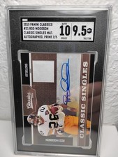 Camiseta deportiva Classics Singles 2010 Rod Woodson automática/5 usada en juegos SGC 10/9,5