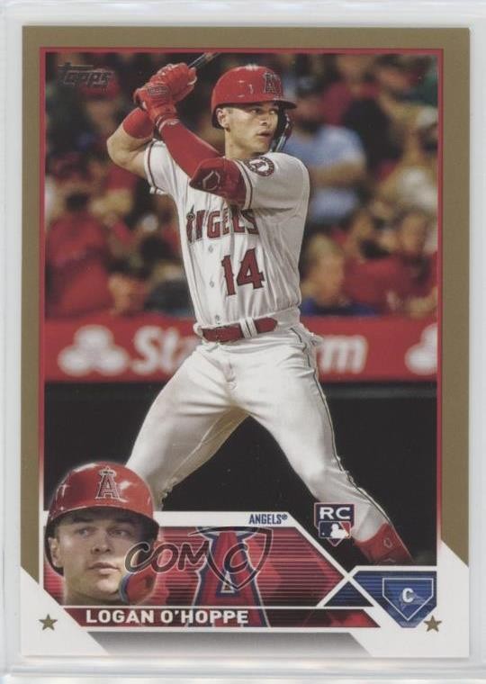 2023 Topps Series 2 Gold /2023 Logan O'Hoppe #363 Rookie RC 2o7