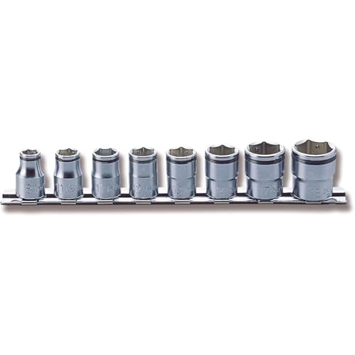 Ko-Ken RS3450M/8 Nut Grip SteckschlüSselsatz 3/8 Zoll Antrieb 8-Teilig...-image