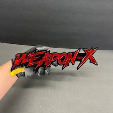1pc Custom Text Weapon X 3d Car Emblem Multicolor Acrylic Car Badge
