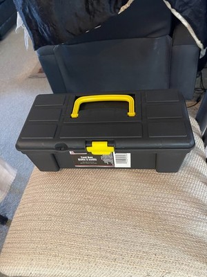 LOT of TEN (12inch X6X4 Plastic Toolbox For Tools Hobby Or Craft Storage Toolbox