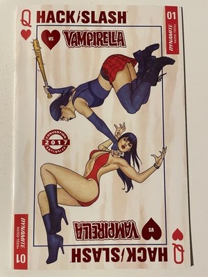 Hack Slash Vs Vampirella 1 Jenny Frison Convention Edition Spot Foil Variant