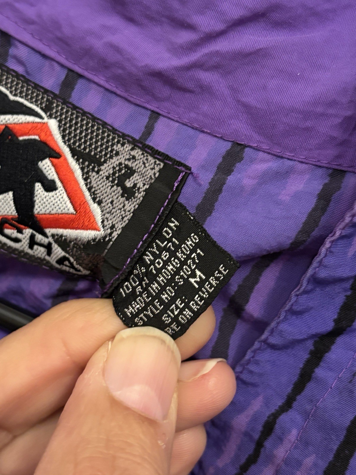 Gotcha Jacket purple Pullover Windbreaker Anorak … - image 7