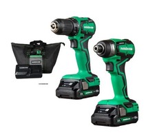 Metabo HPT 18v Lithium Ion Brushless Drill & Driver Kit W/Batteries & Charger