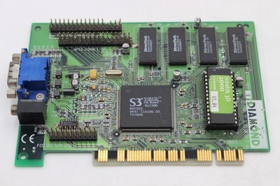 DIAMOND MULTIMEDIA 23030216-403 GRAPHICS CARD VIDEO VGA STEALTH 3D PCI S3 Retro