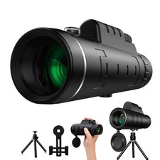 40X60 Super High Power Portable Monocular Telescope Binoculars Hunting Camping