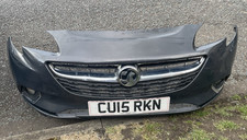 2015 VAUXHALL CORSA E - FRONT BUMPER VAUXHALL CORSA E GREY Z190 Corsa E Bumper