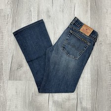 VTG Lucky Brand Jeans Women 6/28 Blue Bootcut Dungarees Button Fly USA MADE Y2K