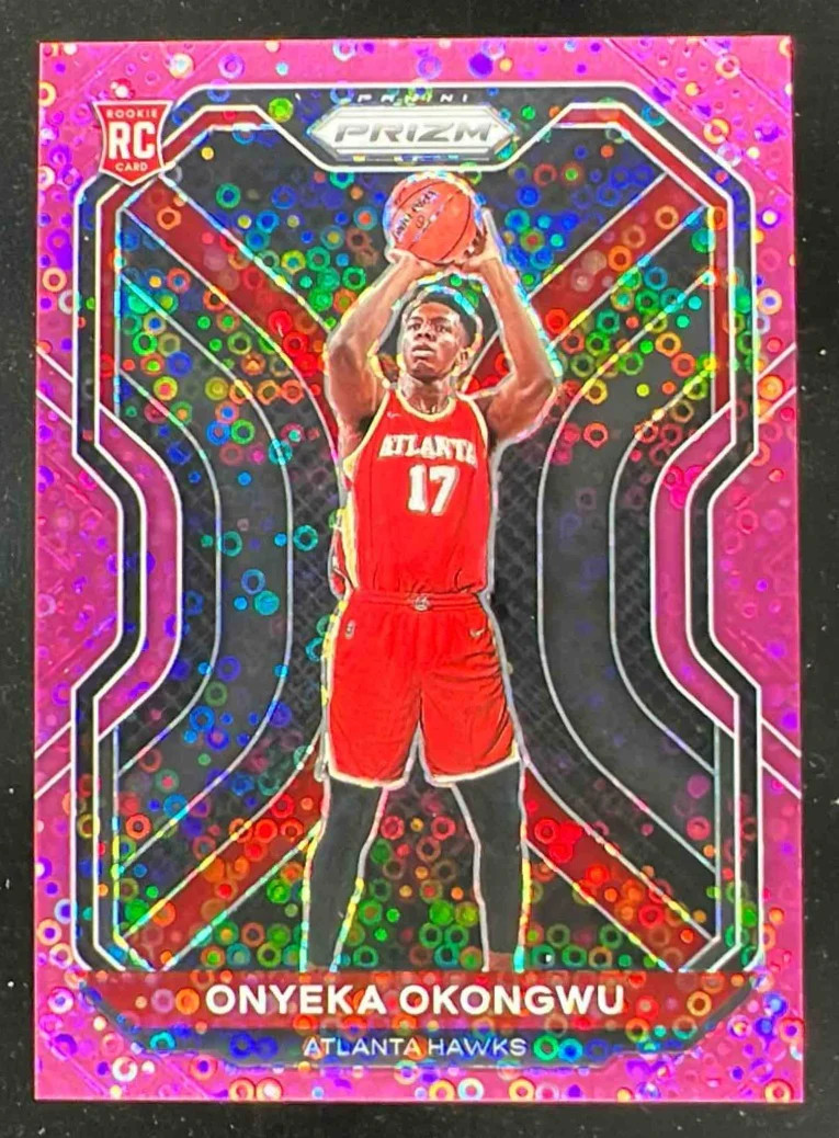 2020-21 Panini Prizm Fast Break Pink Prizms #260 Onyeka Okongwu RC /50