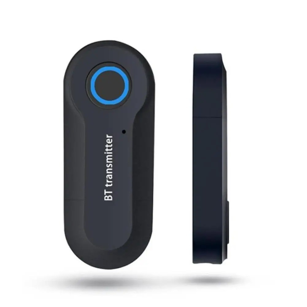 Bluetooth Transmitter 3.5MM Jack Audio Adapter Wireless Blue