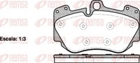 Remsa Bremsbelagsatz Scheibenbremse 1140.10 FüR Audi VW Phaeton 3D1 3D2 3D3 3D4