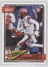 2018 Panini Classics Rookies Blue Back 93/175 Darren Carrington II #295 4vo