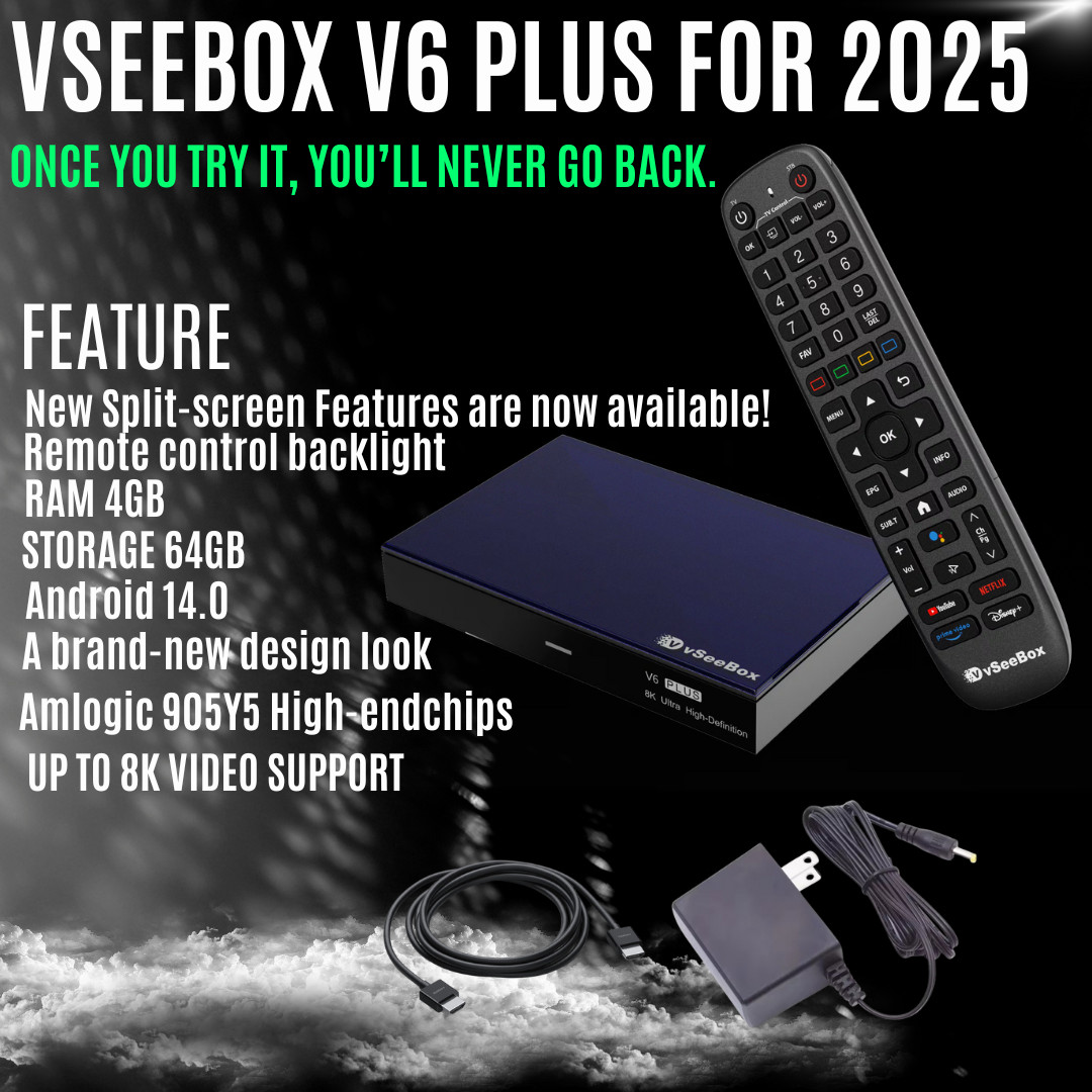 New VSEEBOX V6 Plus Smart Home Entertainment Android Box Ship Fast