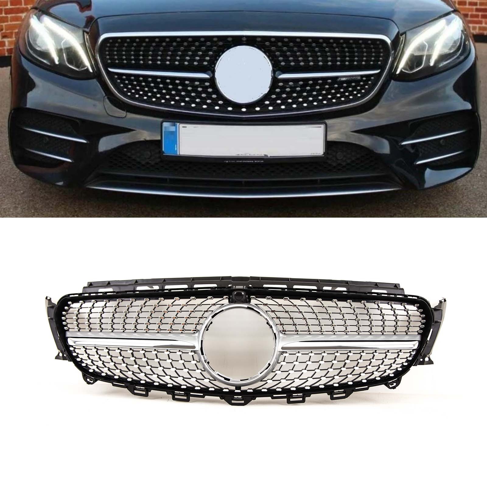 Fits Mercedes E Class W213 S213 16-20 Front Bumper Sport Grille New