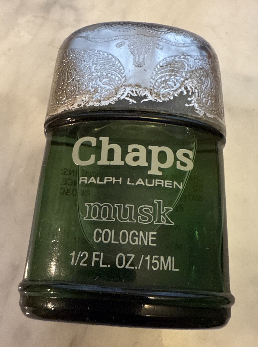 Vintage Chaps Ralph Lauren MUSK Cologne 15ML 1/2 Mini
