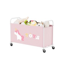 GRANNY SAYS Toy Box for Boys Girls, Extra large toy boxes kids, Pink