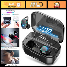 True Wireless Earbuds Bluetooth 5.0, IPX7 Waterproof, 160H Playtime, 3D Stereo A
