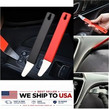 Car Trim Removal Tool Stainless Steel Pry Bar Door Panel Clip Fastener Remover