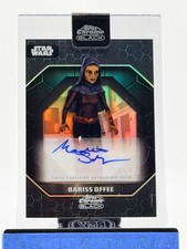 2024 Topps Chrome Black Star Wars BARISS OFFEE Light Side Autograph Card