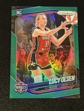 2025 Prizm WNBA Lucy Olsen Green Prizm Rookie Washington Mystics #104