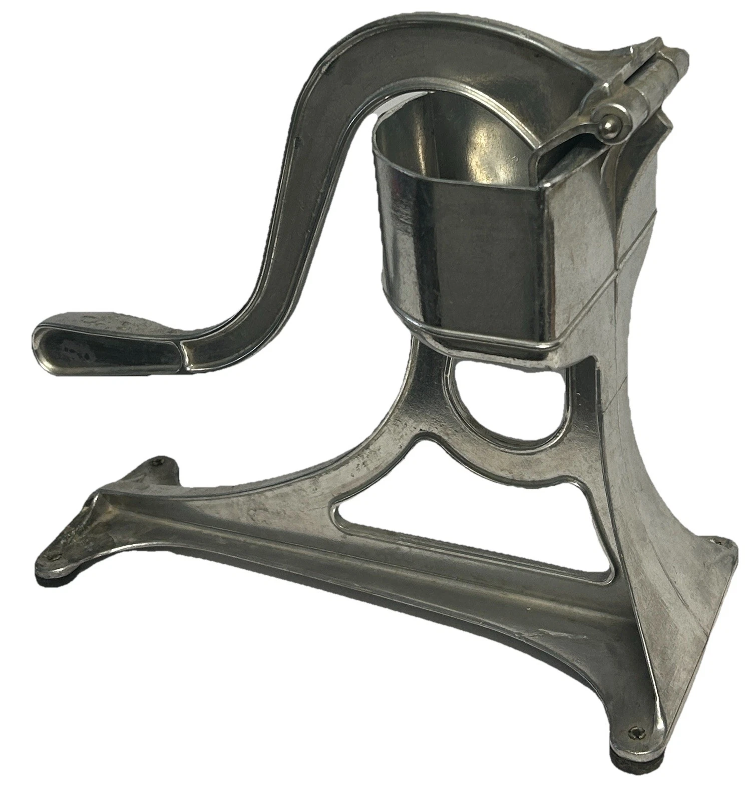 Vintage Universal L.F.&C. Cast Aluminum Manual Citrus Juicer Pat. Des. 89942 USA