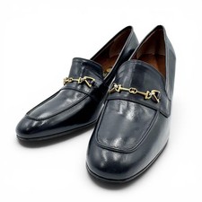 Gucci Pumps Horsebit Leather Black Women's Size EU37.5/US7.5