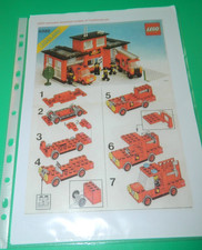 Space 6382 Stazione dei Pompieri Manuale Istruzioni STAMPATO non libretto originale