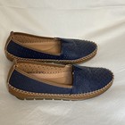 Patricia Pavri Navy Blue Slip-On Shoes Size 7 — photo 5