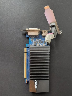 ASUS GeForce GT 710 2GB GDDR5 Graphics Card (GT710-SL-2GD5-CSM) W/ External VGA