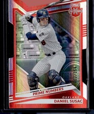 2022 Panini Elite Extra Edition #19 Daniel Susac Prime Numbers B Die Cut #/154