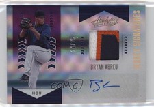 2020 Panini Absolute Jersey Signatures Purple 14/25 Bryan Abreu #AJS-BA Auto 4z8