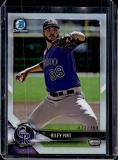 2018 Bowman Chrome Riley Pint Prospects Refractor #/499 Rockies