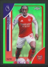 2026 Topps Chrome Premier League Eberechi Eze Frozenfractor #11 card