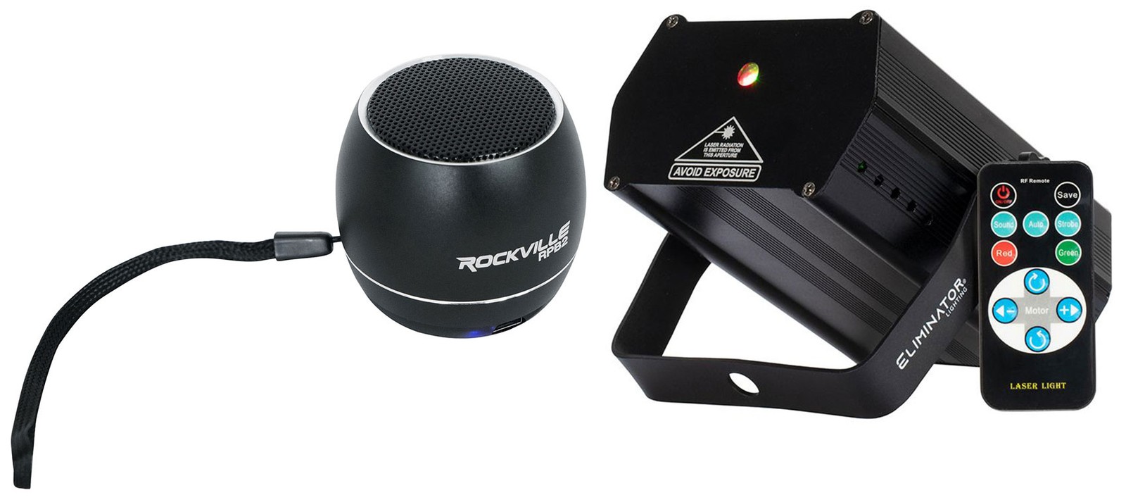 Eliminator Lighting ADJ Micro Galaxian Three GreenRed Laser LightHome Speaker 12790₽