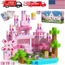 100PCS Princess Castle Magnetic Building Blocks - Fun STEM Toy for Kids 3-8