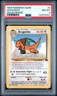 1999 POKEMON GAME MOVIE MOVIE PROMO #5 DRAGONITE PSA 8