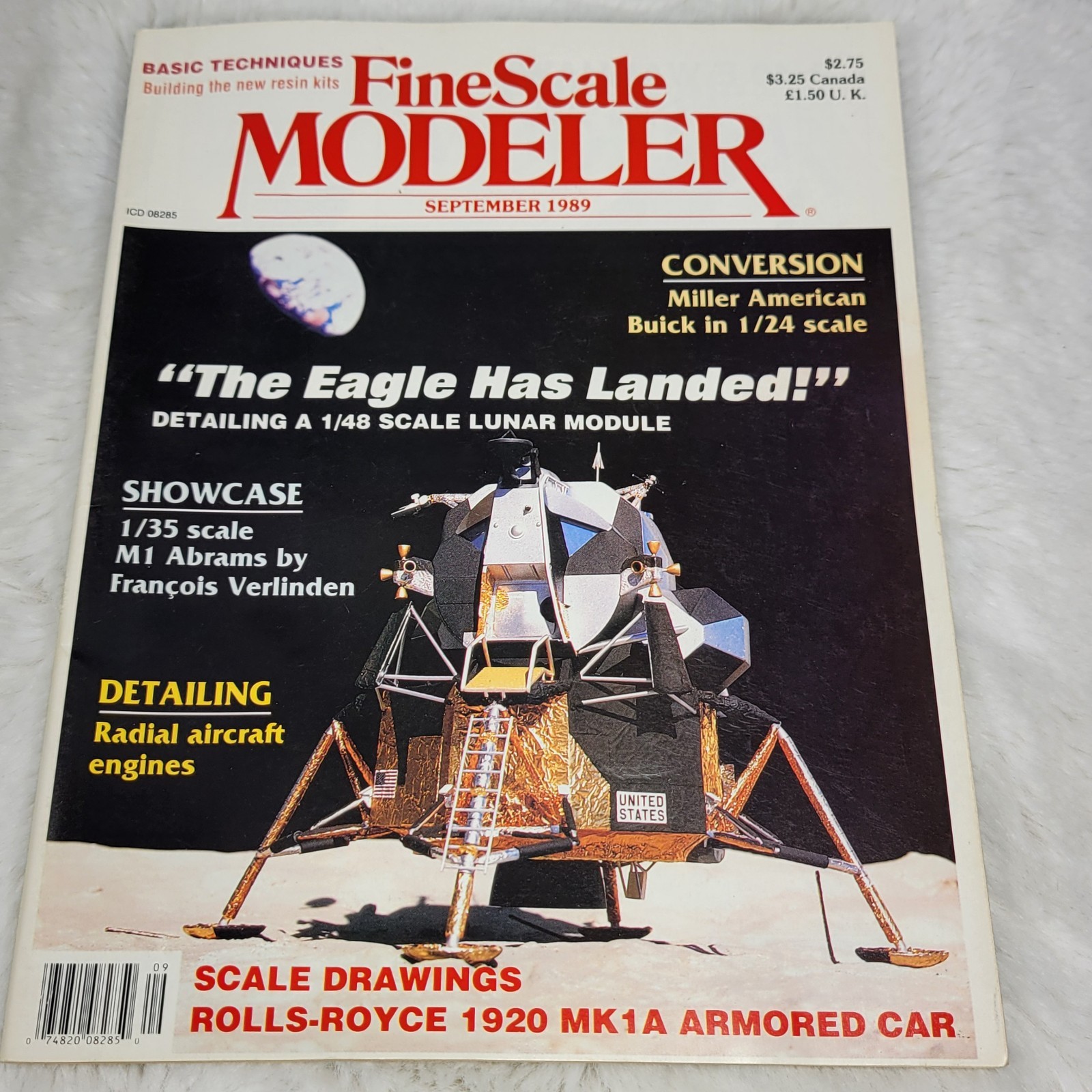 FineScale Modeler Vol 7 #06 Sep 1989 Modeling Magazine VG