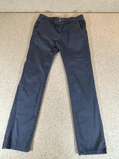 Johnnie O Pants Mens 34x34 Blue Cairo Stretch Chino Casual Golf Office Stretch