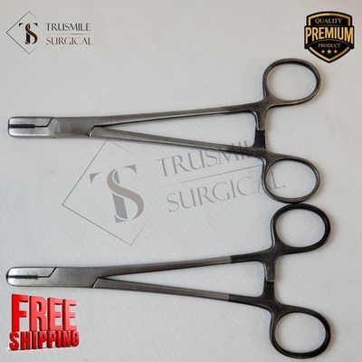 Set of 2 Berry Sternal Technique Needle Holder, 7-3/4 inches, 6mm Wide Jaw