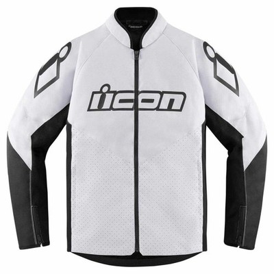 Icon Hooligan Jacket - White - Men's Size 3XL