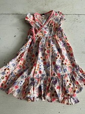 Girls TEA COLLECTION Size 6 Wrap-Style Floral...