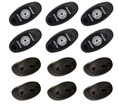 RIGID IND ROCK LIGHT KIT CW /6
