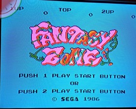 TESTED Sega MASTER SYSTEM Cartridge FANTASY ZONE with NEW Case Manual Poster